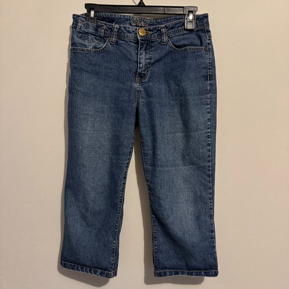 Duplex Women’s Medium Wash Capri Jeans Size 8P